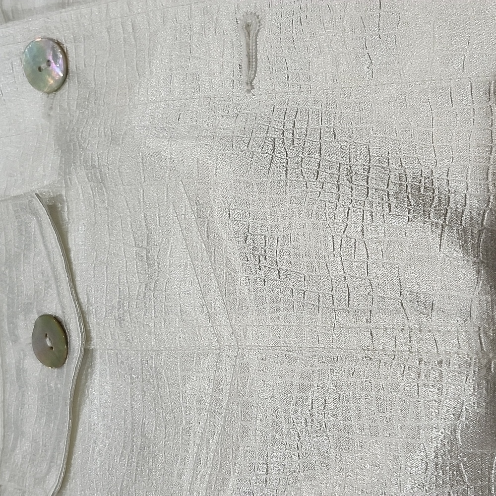 Ruby Rd. White Button-Up Jacket - Picture 10 of 11